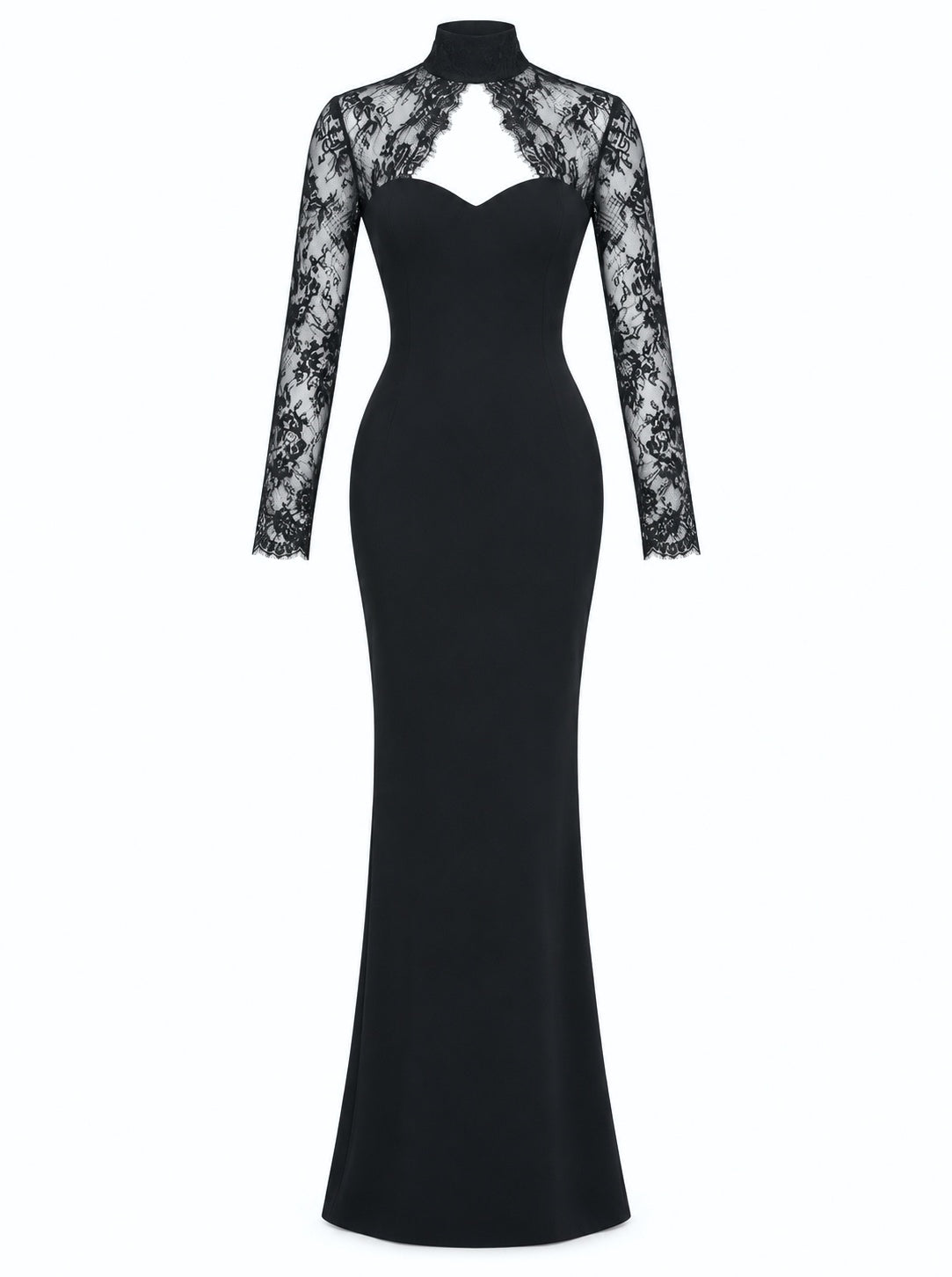 THE LACE DRESS IN BLACK