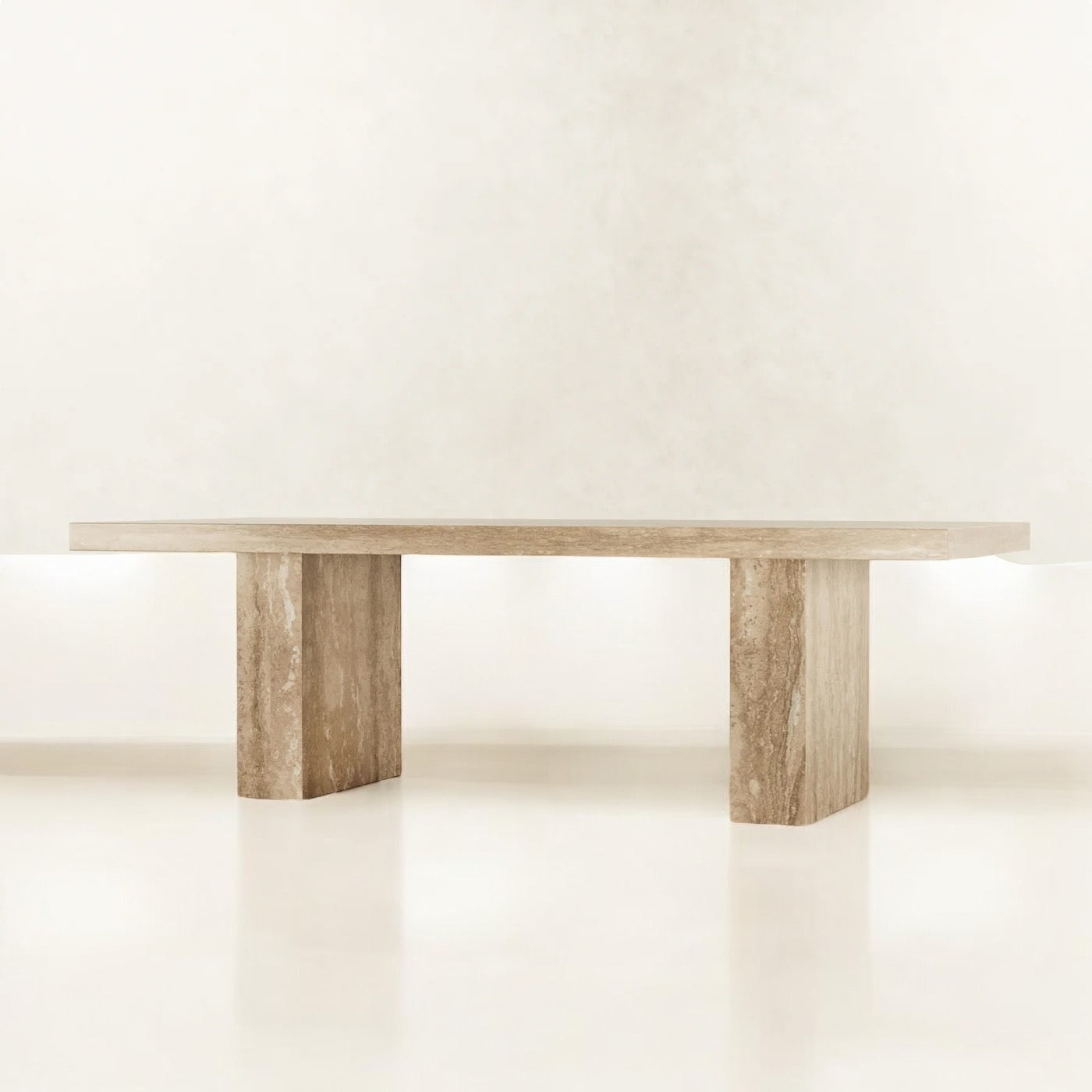 SQUARA TABLE TRAVERTINE