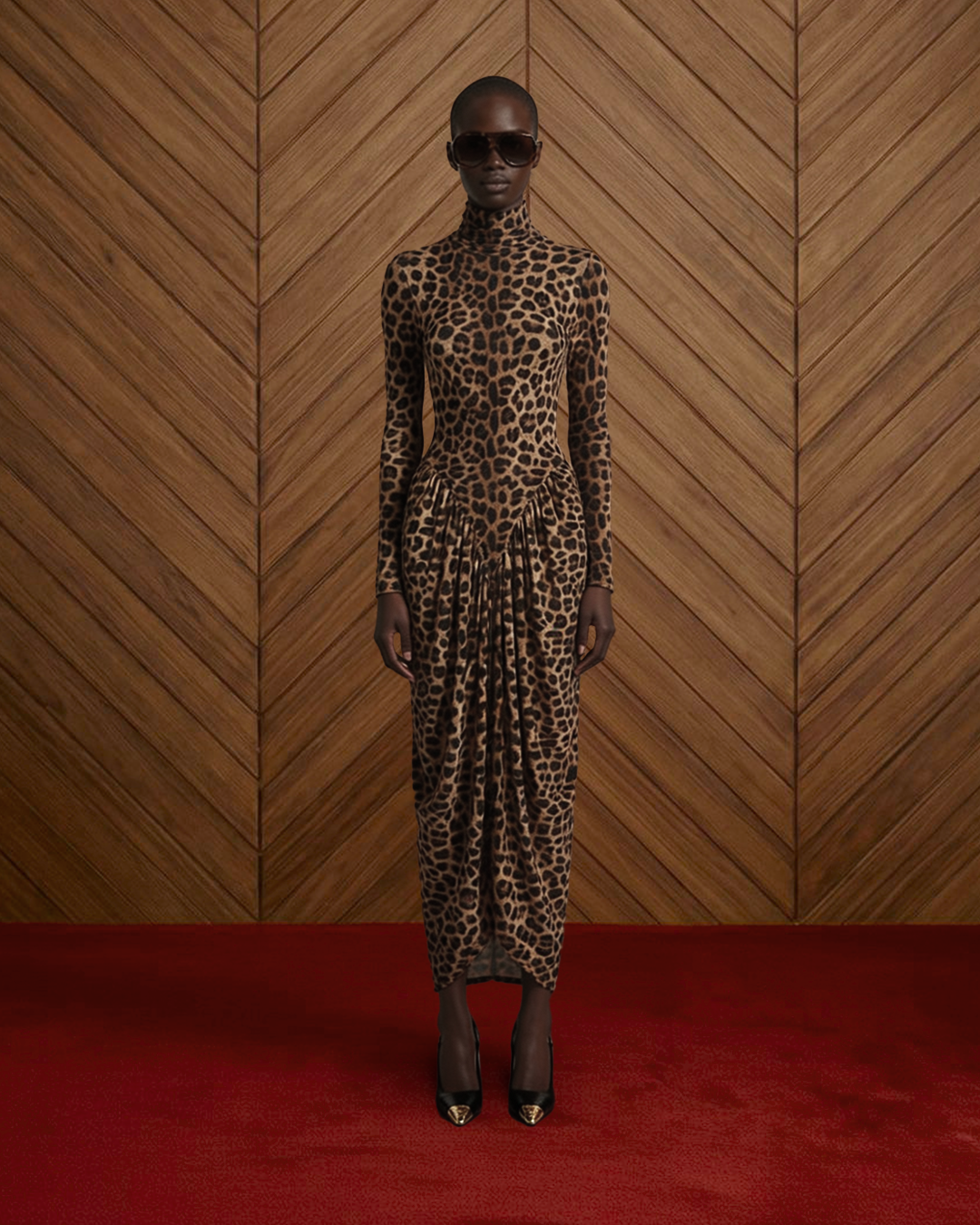 Altitude Leopard Long Dress