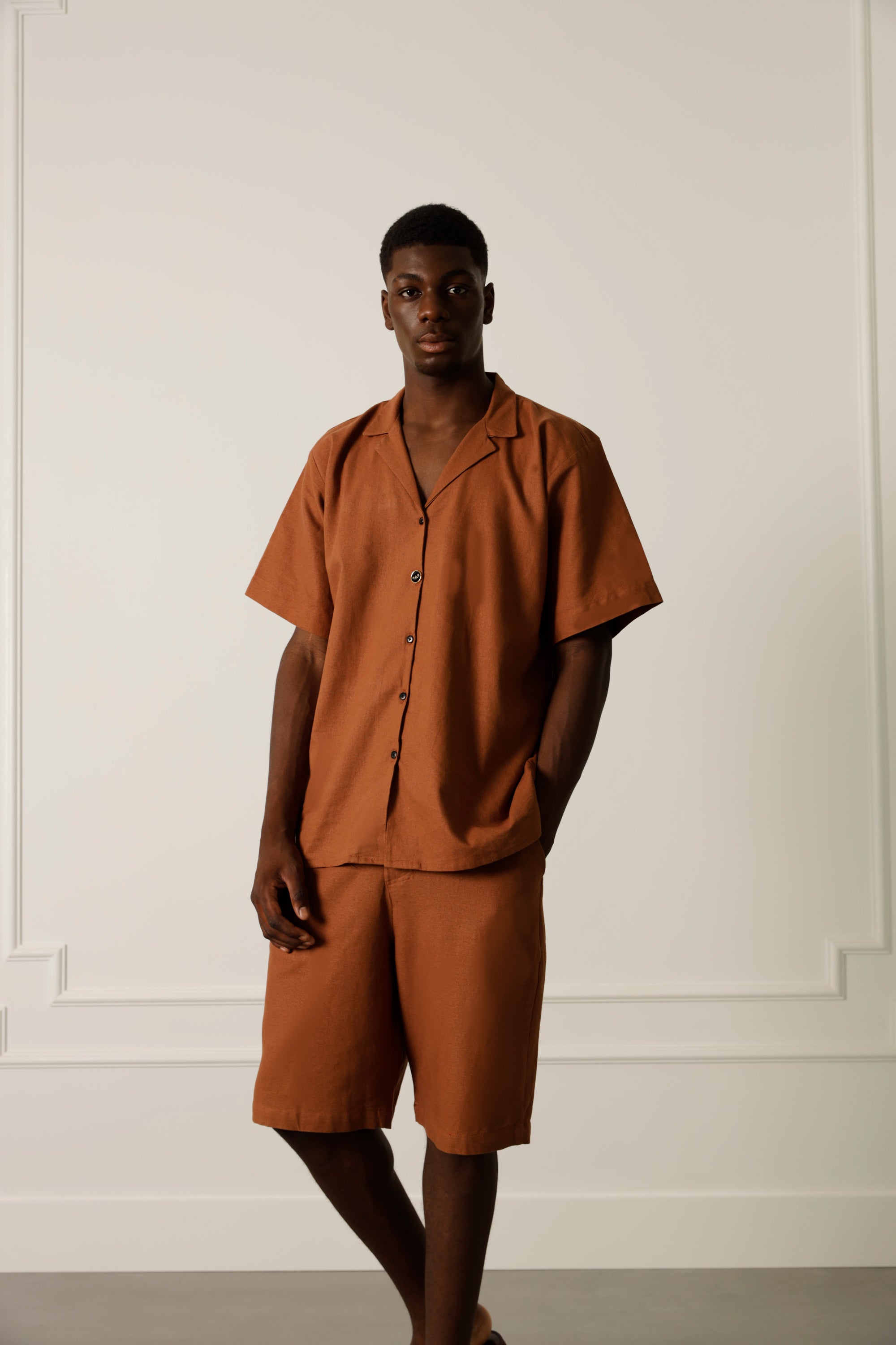 Bermuda terracotta en lin