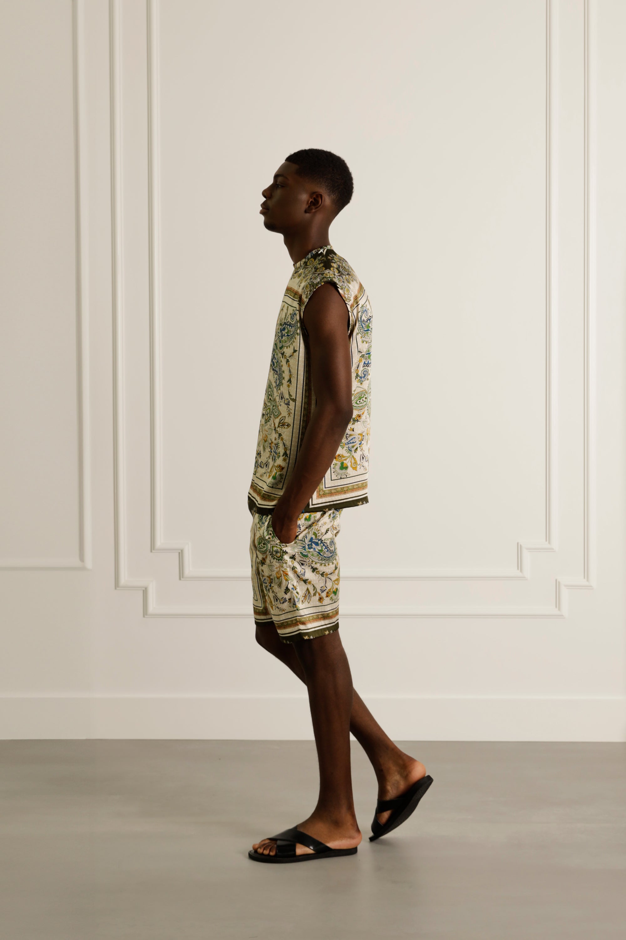 Top à motif bandana