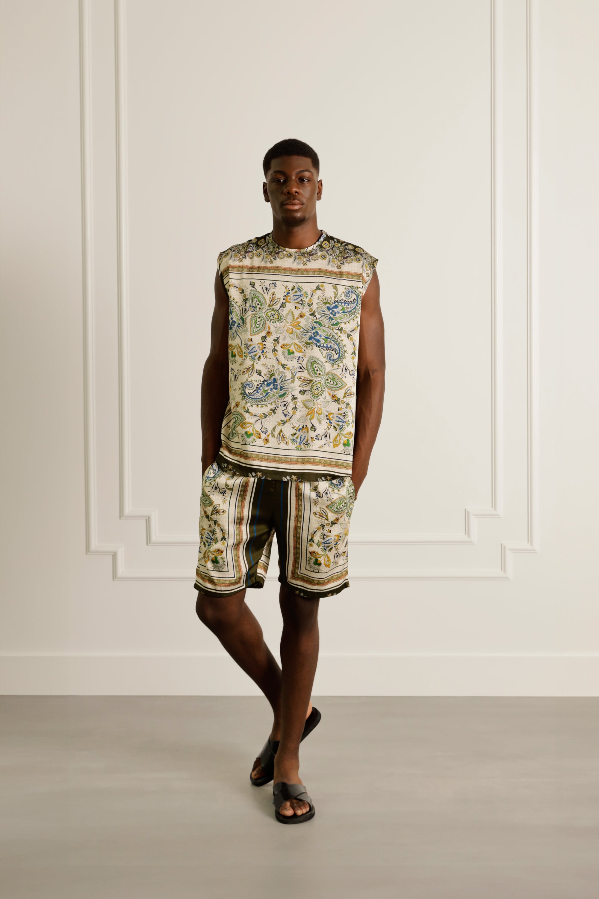 Top à motif bandana