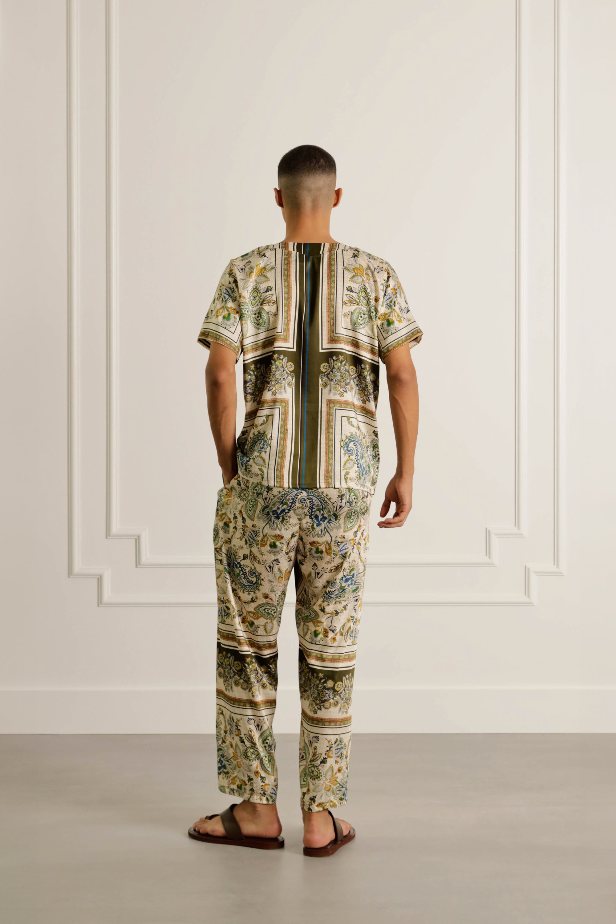 Pantalon à motif bandana