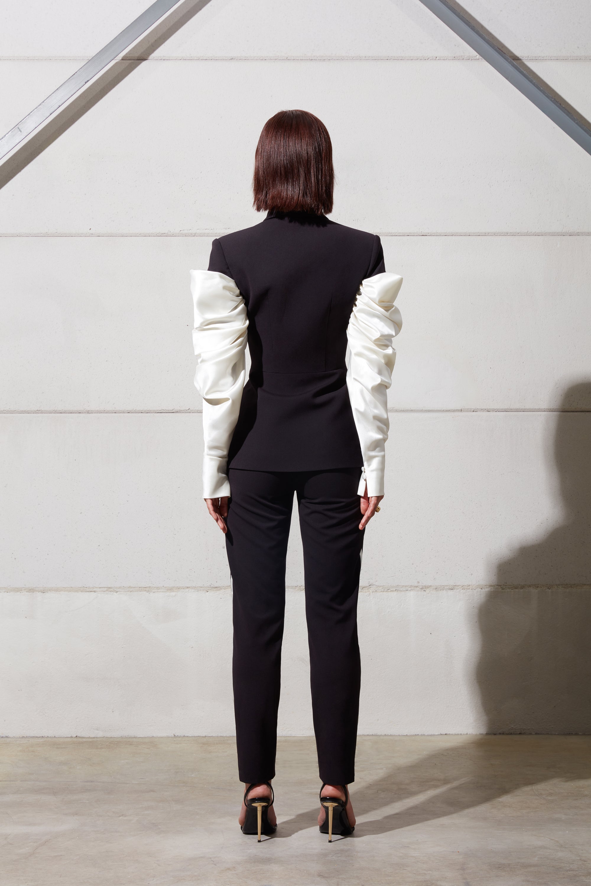 Black and white Assurance jacket