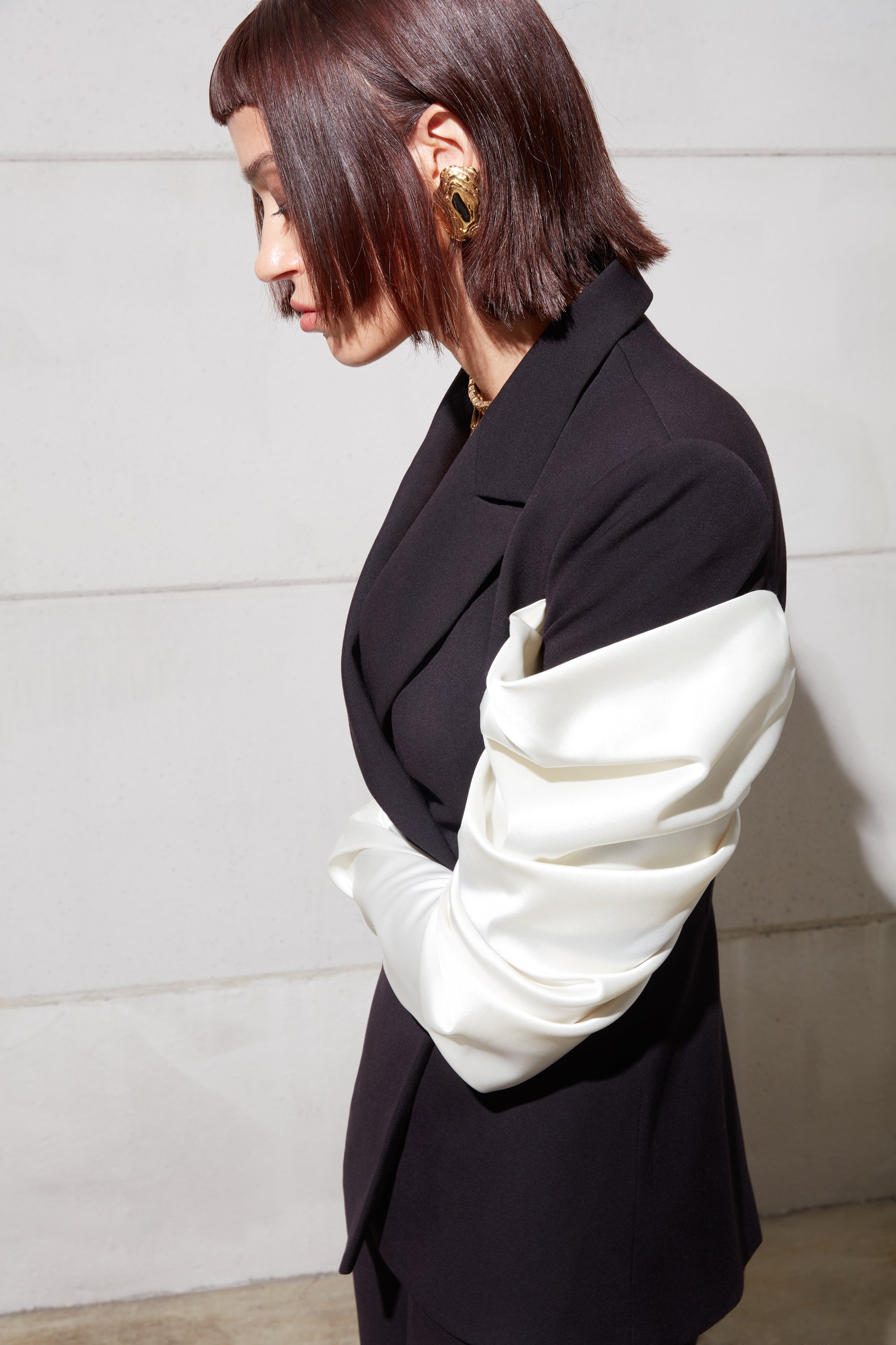 Black and white Assurance jacket