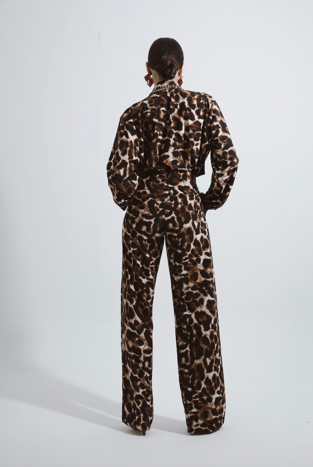 Pantalon Ease imprimé leopard