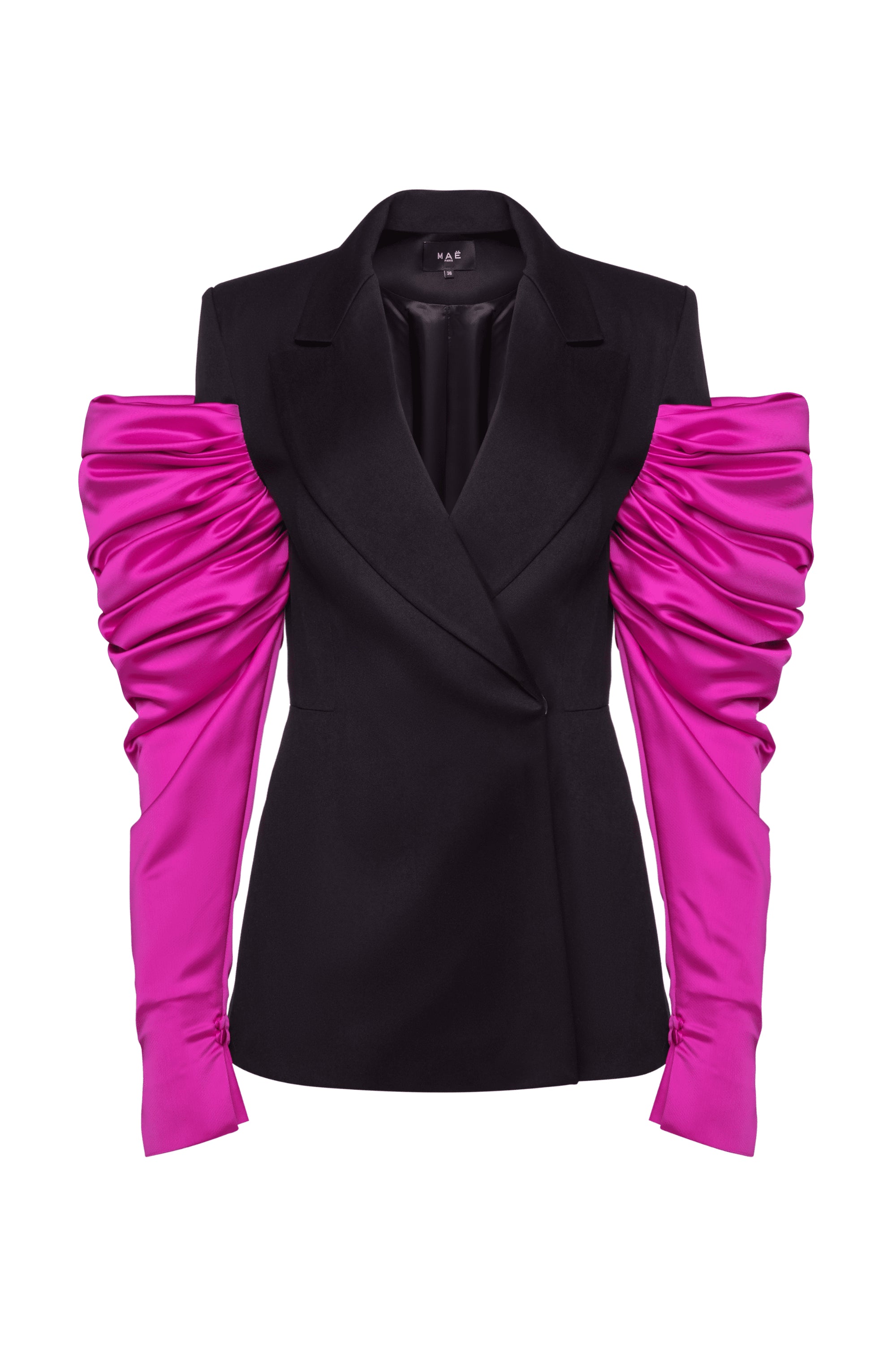 Black and fuchsia Assurance jacket