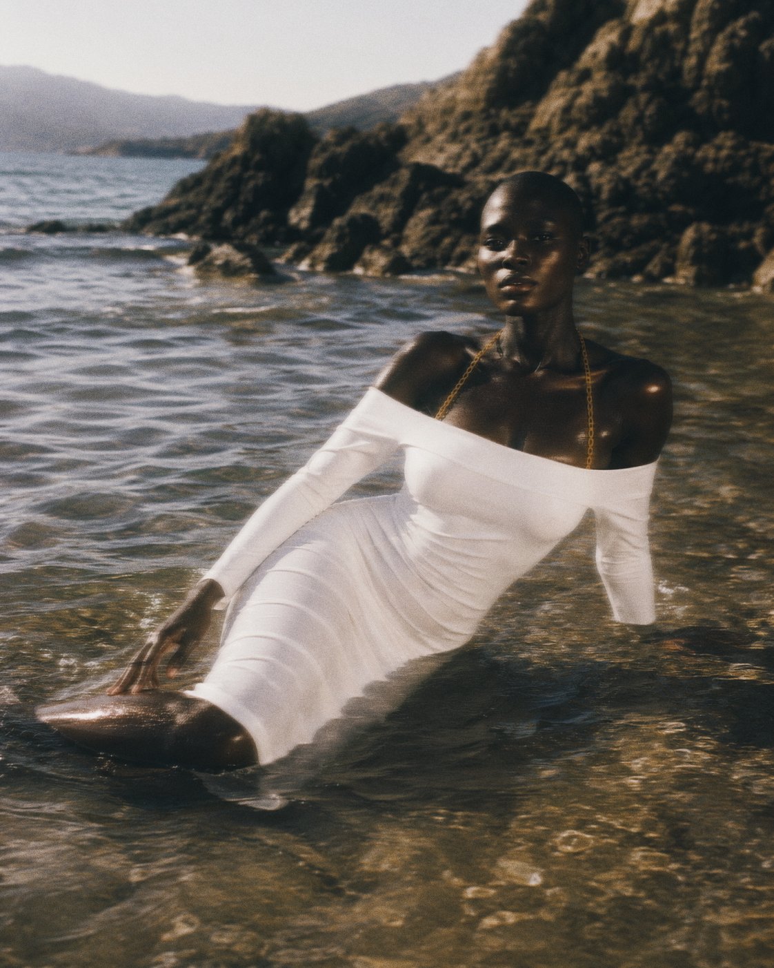 THE HALO DRESS IN WHITE