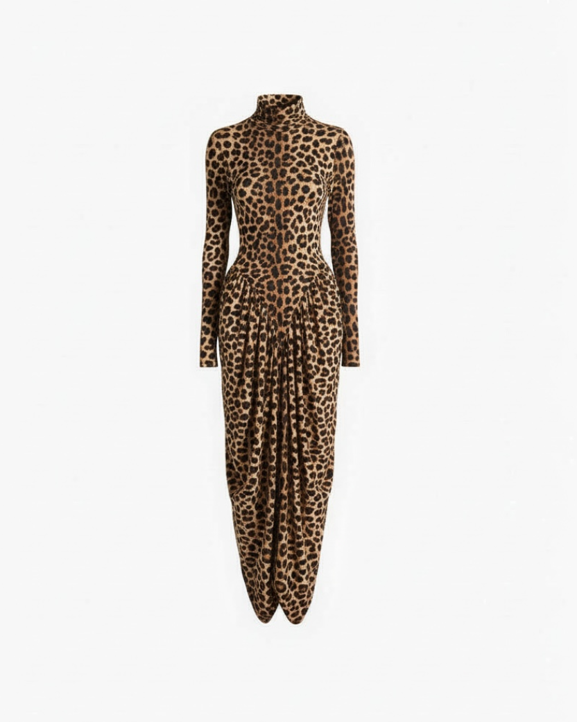 Altitude Leopard Long Dress