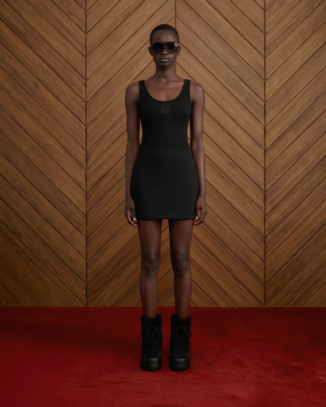 Altitude Mini Skirt – Black