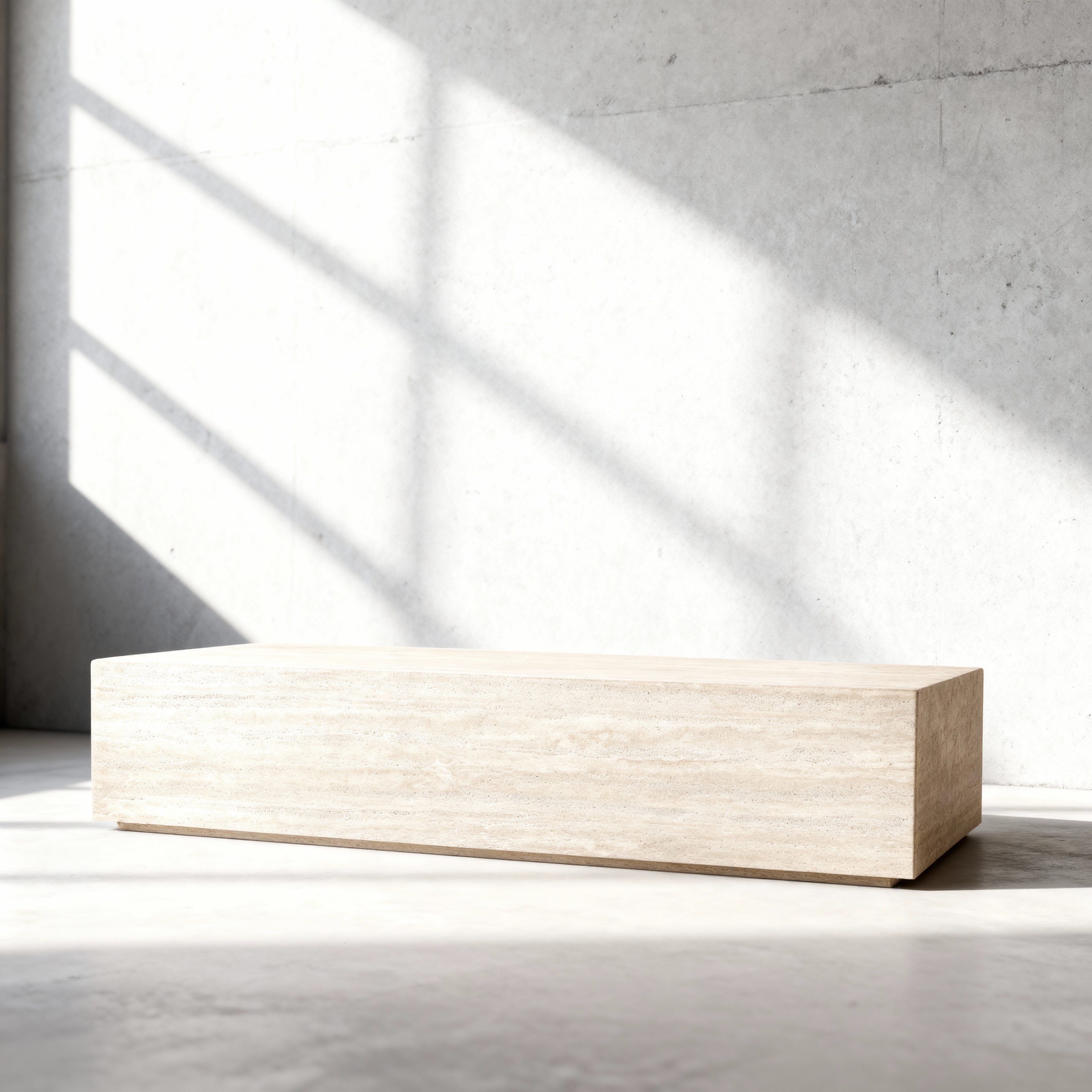 RHEA COFFEE TABLE TRAVERTINE