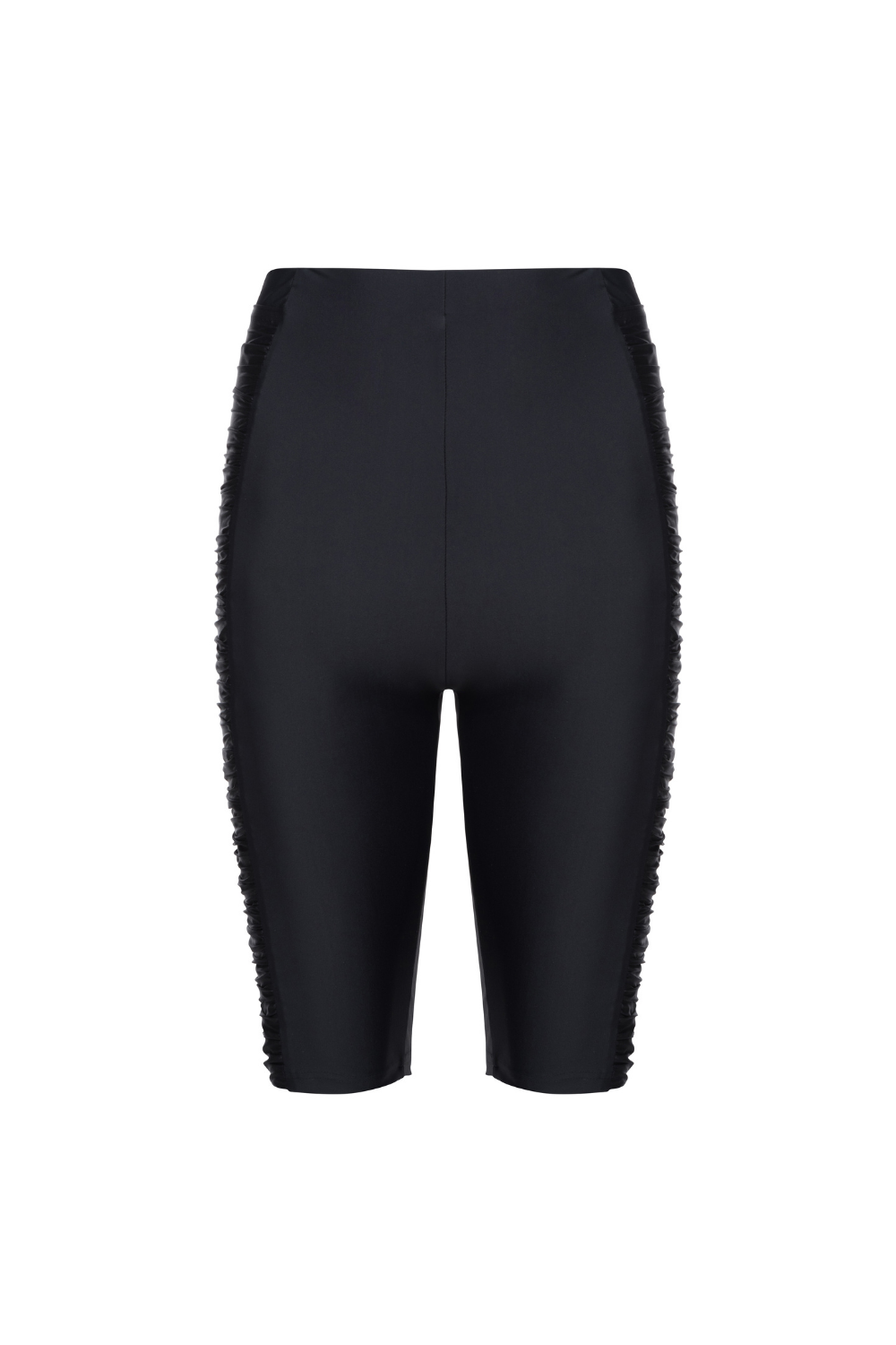 Black silk cycling shorts