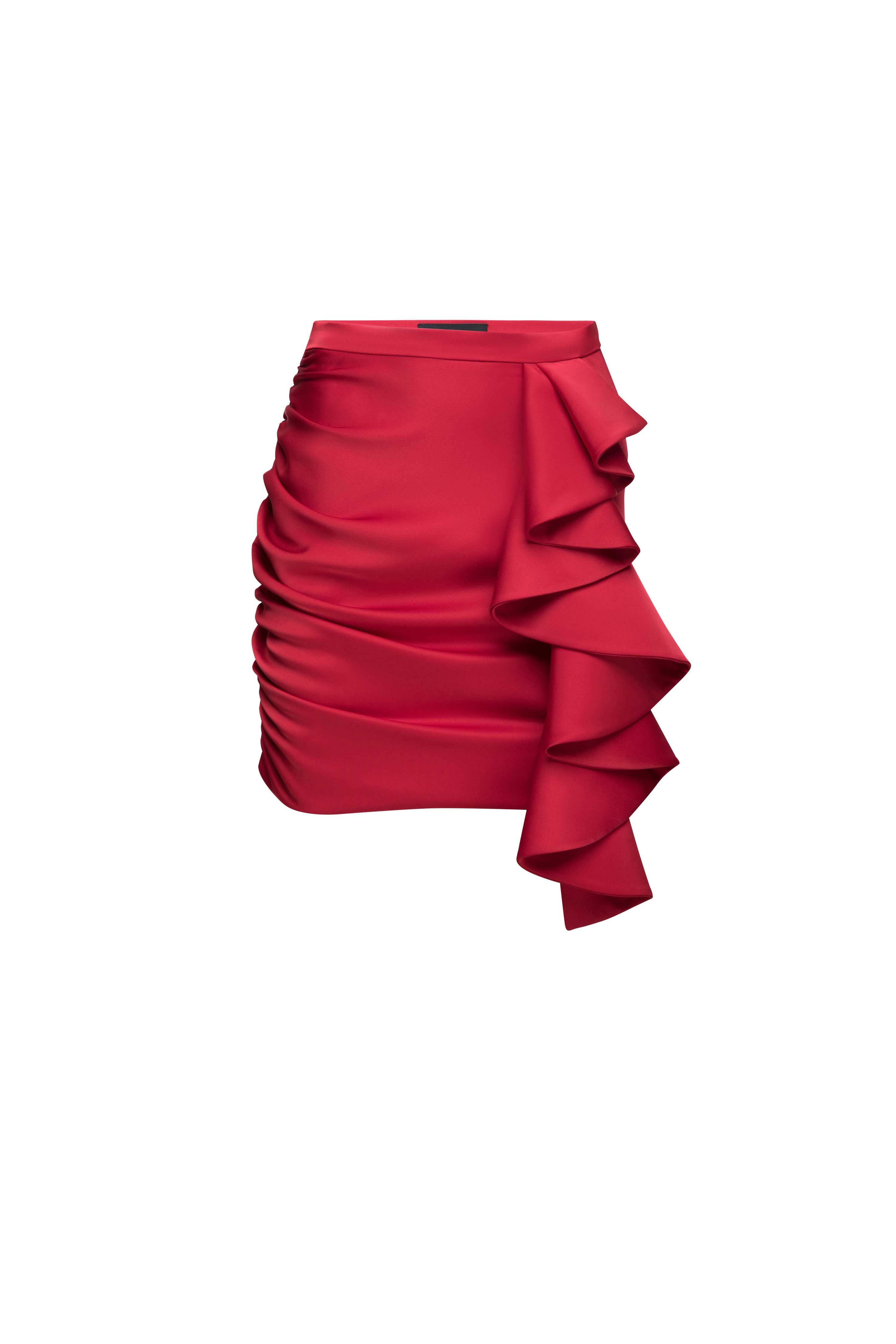 Red Care mini-skirt