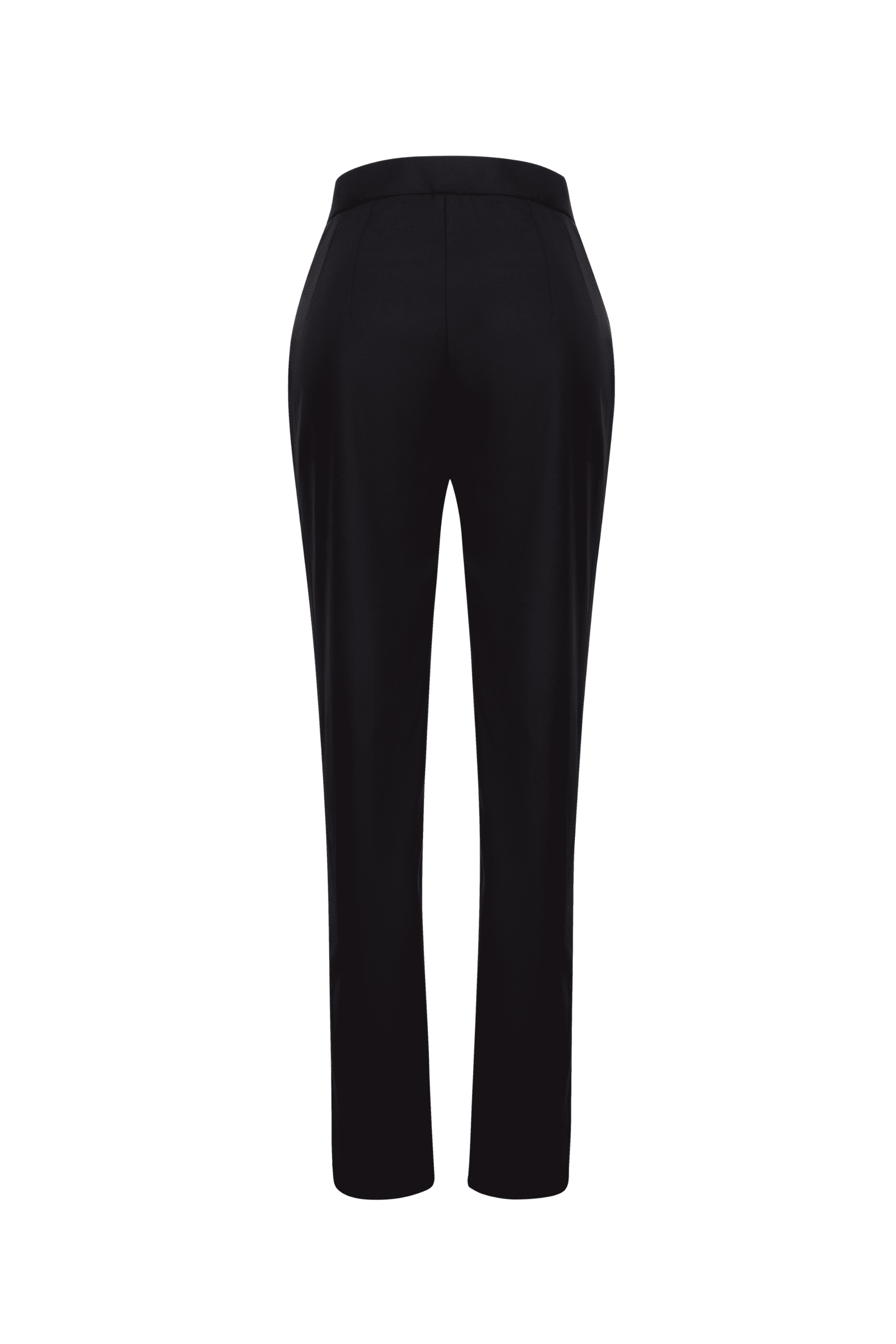 Pantalon Assurance noir et fuchsia